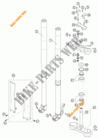 FRONT FORK / TRIPLE CLAMP for KTM 660 SMC 2003