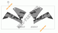 STICKERS for KTM 660 SMC 2003