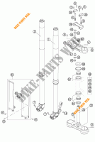 FRONT FORK / TRIPLE CLAMP for KTM 640 LC4 SUPERMOTO PRESTIGE 2006