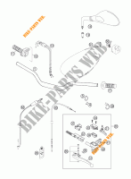 HANDLEBAR / CONTROLS for KTM 640 LC4 SUPERMOTO PRESTIGE 2006
