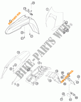 PLASTICS for KTM 640 LC4 SUPERMOTO PRESTIGE 2005