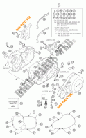 CRANKCASE for KTM 640 LC4 SUPERMOTO WHITE 2005