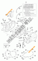 CRANKCASE for KTM 640 LC4 SUPERMOTO BLACK 2005