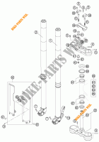 FRONT FORK / TRIPLE CLAMP for KTM 625 SMC 2006