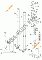 FRONT FORK / TRIPLE CLAMP for KTM 625 SMC 2005