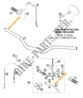 HANDLEBAR / CONTROLS for KTM 625 SC SUPER-MOTO 2002