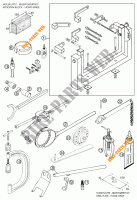 SPECIFIC TOOLS (ENGINE) for KTM 625 SC SUPER-MOTO 2002
