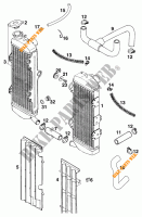 COOLING SYSTEM for KTM 620 SC SUPER-MOTO 2001
