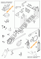 SPECIFIC TOOLS (ENGINE) for KTM 620 SC SUPER-MOTO 2001