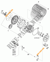 CLUTCH for KTM 620 SC SUPER-MOTO 2000