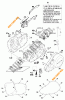 CRANKCASE for KTM 620 SC SUPER-MOTO 2000