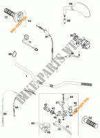 HANDLEBAR / CONTROLS for KTM 620 LC4 SUPERMOTO 1999