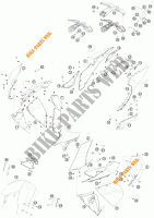 PLASTICS for KTM 1190 RC8 2009