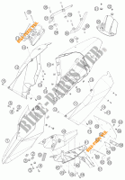 PLASTICS for KTM 690 SUPERMOTO ORANGE 2007