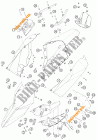 PLASTICS for KTM 690 SUPERMOTO PRESTIGE 2007
