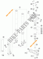 FRONT FORK / TRIPLE CLAMP for KTM 690 SMC 2010