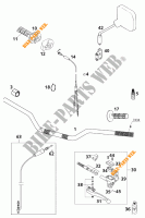 HANDLEBAR / CONTROLS for KTM 125 SUPERMOTO 80 2000