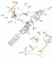 WIRING HARNESS for KTM 125 SUPERMOTO 80 2000
