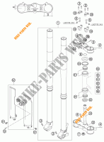 FRONT FORK / TRIPLE CLAMP for KTM 560 SMR 2007