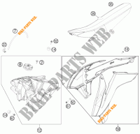 TANK / SEAT for KTM 450 SMR 2013