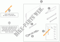 TOOL KIT / MANUALS / OPTIONS for KTM 450 SMR 2013