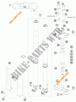 FRONT FORK / TRIPLE CLAMP for KTM 450 SMR 2008