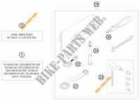 TOOL KIT / MANUALS / OPTIONS for KTM 450 SMR 2008