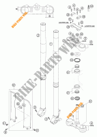 FRONT FORK / TRIPLE CLAMP for KTM 450 SMR 2004