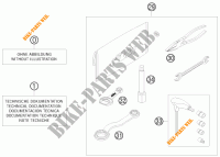 TOOL KIT / MANUALS / OPTIONS for KTM 525 XC ATV 2011