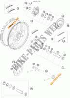 REAR WHEEL for KTM 1190 RC8 R LIMITED EDITION AKRAPOVIC 2009