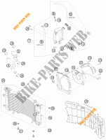 COOLING SYSTEM for KTM 505 SX ATV 2009