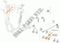 SIDE / MAIN STAND for KTM 530 XC-W SIX DAYS 2010
