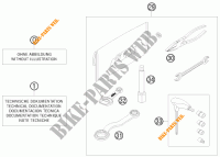 TOOL KIT / MANUALS / OPTIONS for KTM 530 XC-W SIX DAYS 2010