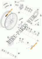 REAR WHEEL for KTM 1190 RC8 R TNT EDITION 2009
