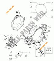 CLUTCH COVER for KTM 380 MXC 2001
