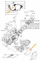 CRANKCASE for KTM 380 MXC 2001