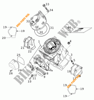 CYLINDER for KTM 380 MXC 2001