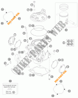 CYLINDER / HEAD for KTM 300 XC 2014