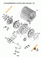 CLUTCH for KTM 300 MXC 1994