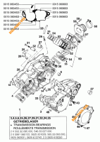 CRANKCASE for KTM 300 MXC 1994