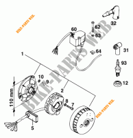 IGNITION SYSTEM for KTM 300 MXC 1994