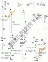 FRONT FORK (PARTS) for KTM 250 XCF-W 2013