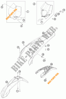 PLASTICS for KTM 250 XCF-W 2013