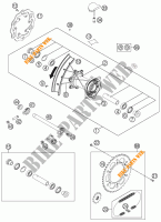 REAR WHEEL for KTM 450 XC-W 2016