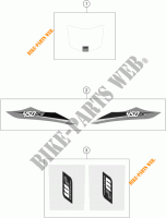 STICKERS for KTM 450 XC-W 2016