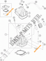 CYLINDER HEAD  for KTM 450 XC-F 2018