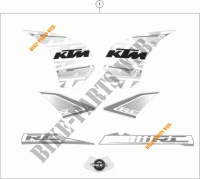 STICKERS for KTM RC 390 CUP USA 2016