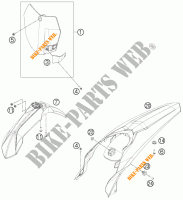 PLASTICS for KTM 250 XC 2013