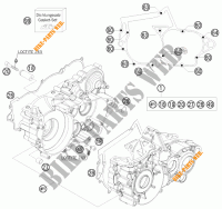 CRANKCASE for KTM 250 XC-W 2011