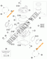 CYLINDER / HEAD for KTM 250 XC-W 2011